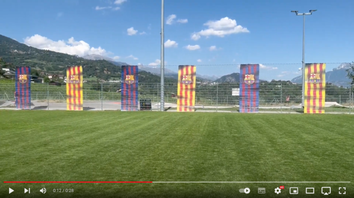 Barça Academy Camp Swiss • Saviese Girls 2022 - Field Preparation