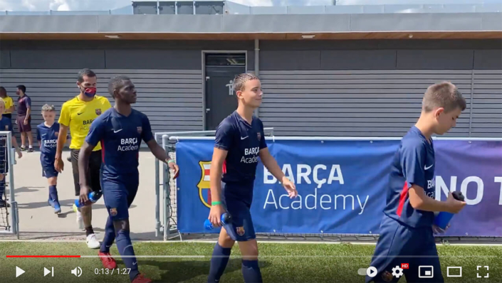 Barça Academy Camp Swiss • Saint-Prex 2020 - Entrance Training