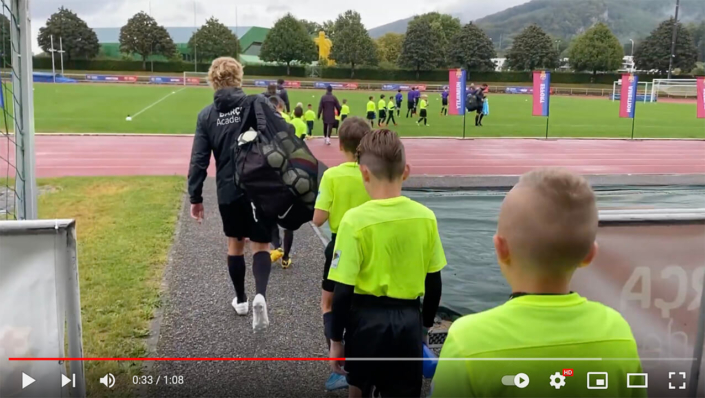 Barça Academy Camp Swiss • Olten 2020 - Entrance Training